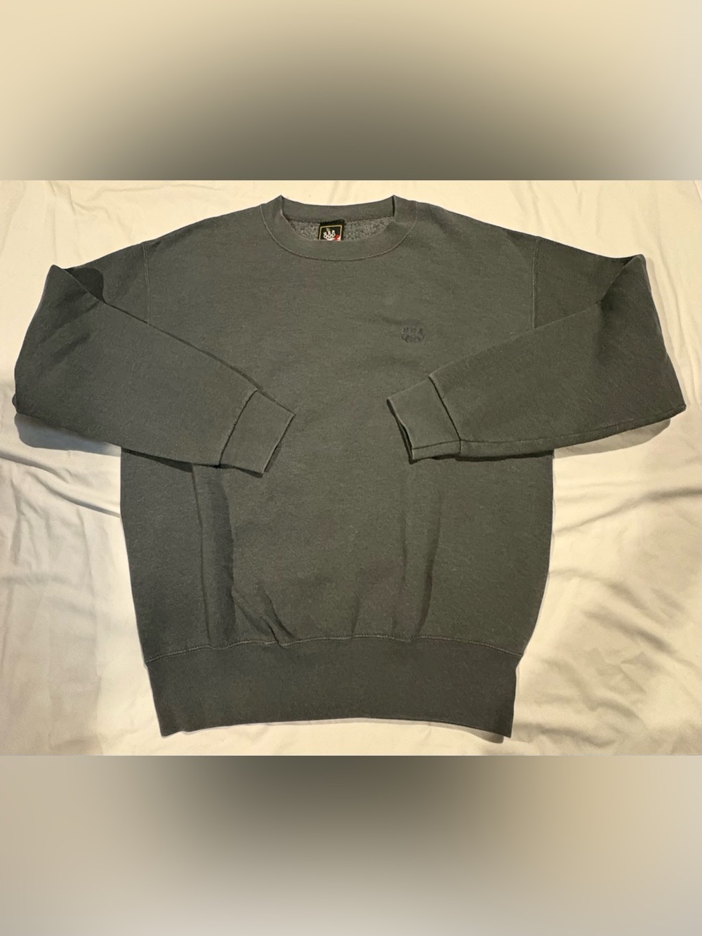 Vtg 90s USA JCPenney Olympic Dark Grey Crewneck Sweatshirt Size: Medium